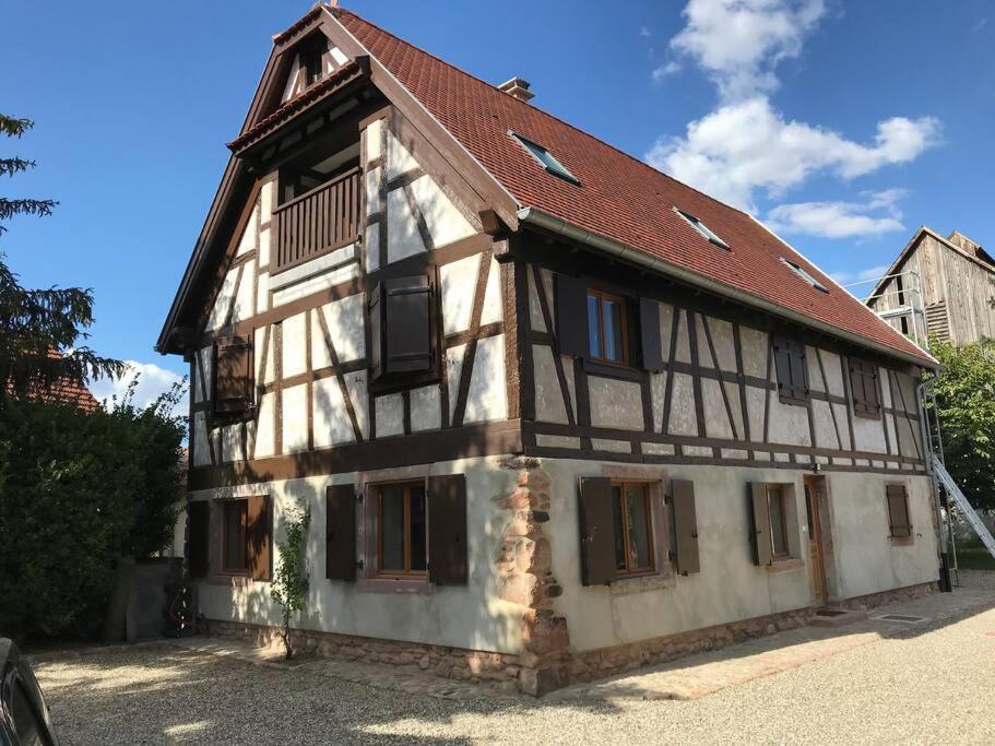 Paisible Logement Tout Equipe Pour 1 A 6 Personnes Ebersheim Dış mekan fotoğraf